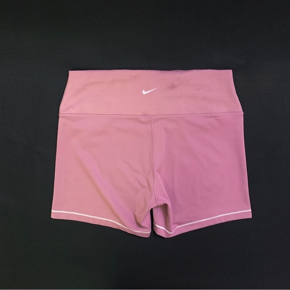 NIKE One Rib Dri-FIT High Waisted Ribbed Biker Shorts — Women’s XXL — Pink - NWT - Picture 3 of 8